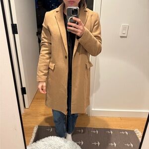 Women's wool beige Coat